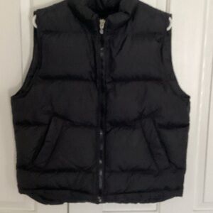 Eddie Bauer Women's Black goose down vest, never worn.
